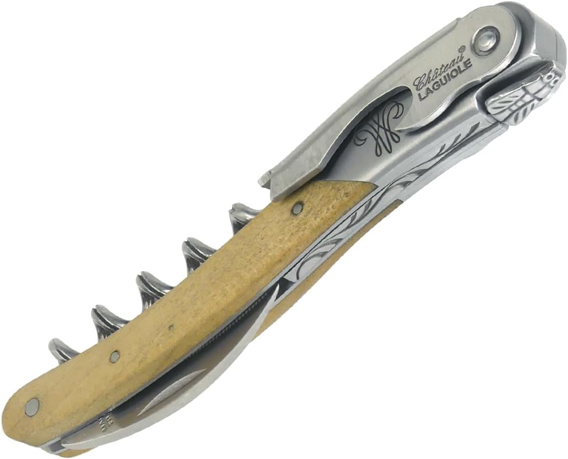 日本製】ATHRO アスロ ソムリエナイフ ダマスカスブレード 黒檀